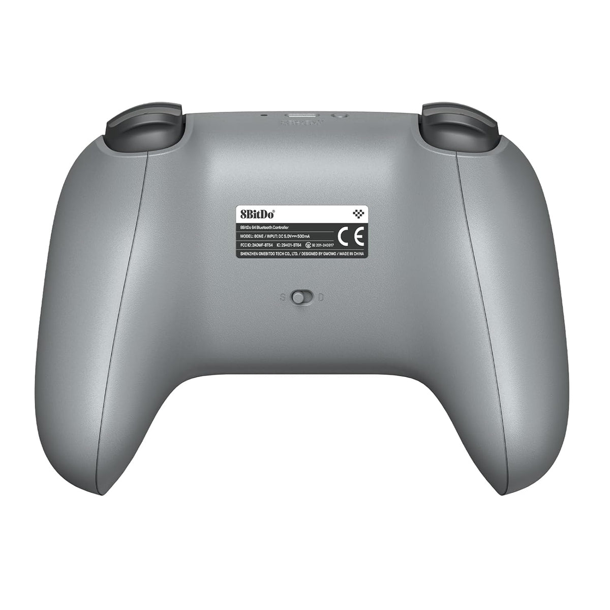8Bitdo 64 Bluetooth Controller for Analogue 3D / Switch / Windows / Android (Black, White, Grey) (80NE)