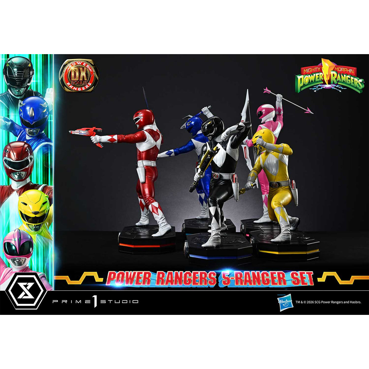 Premium Masterline Mighty Morphin Power Rangers: Power Rangers 5-Ranger Set