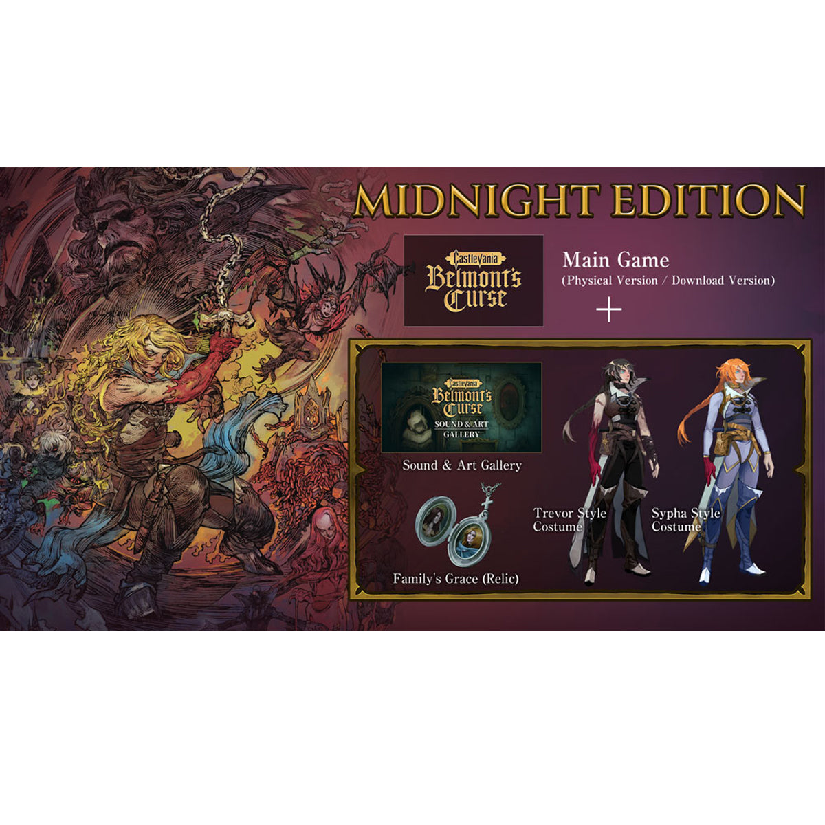 Castlevania Belmonts Curse Midnight Edition