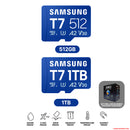Samsung T7 UHS-I C10 U3 V30 A2 170MB/s Read microSDXC