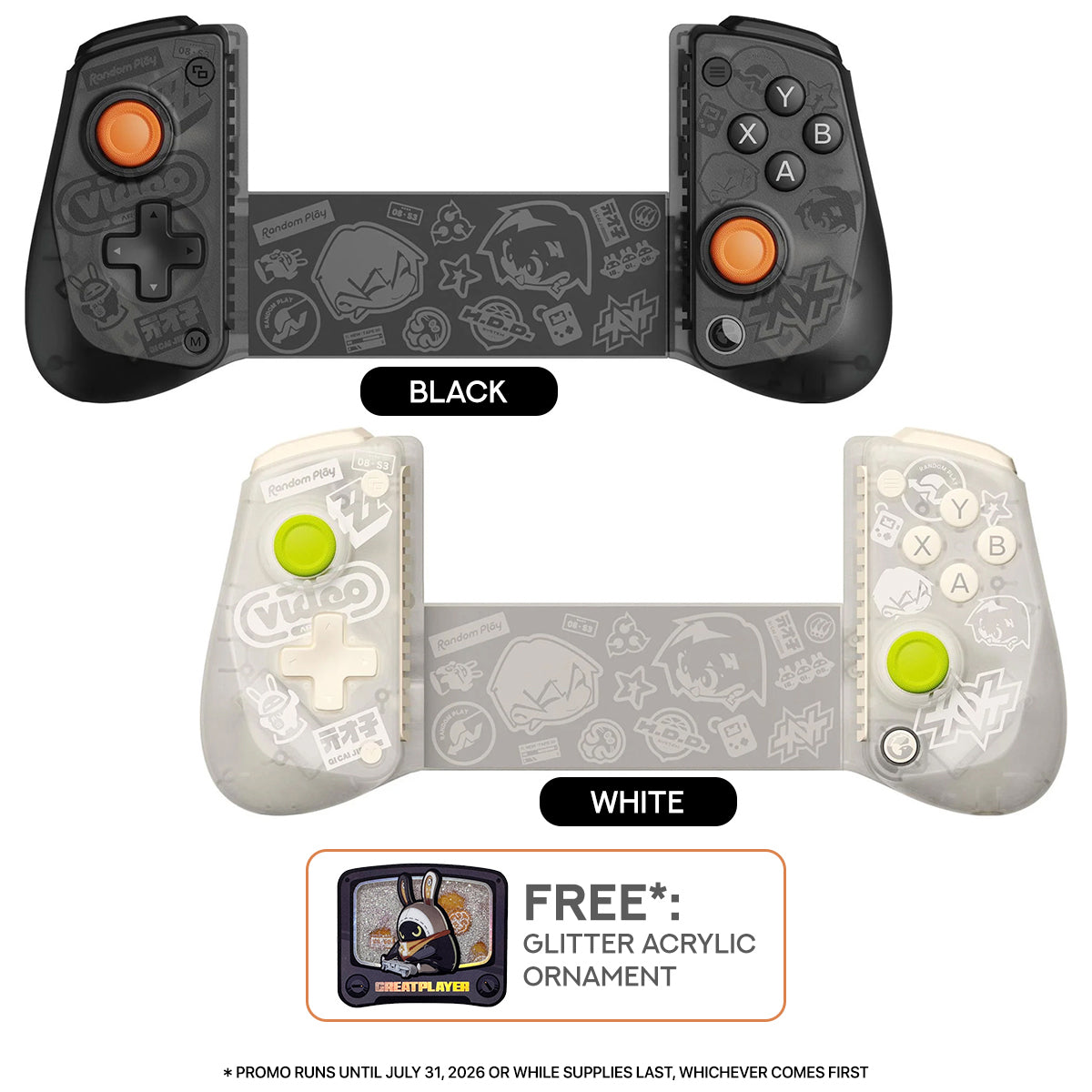 GameSir x Zenless Zone Zero X5S Wireless Game Controller for iOS / PC / Android / Switch (Black, White)