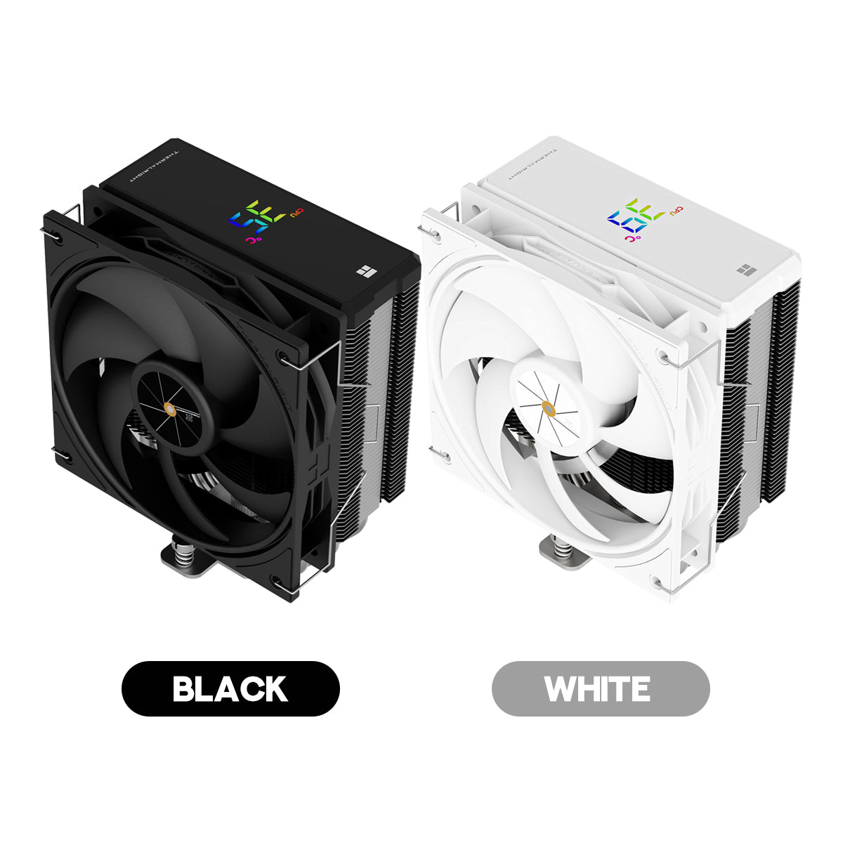 Thermalright Assassin X 120 R Digital CPU Air Cooler (Black, White)