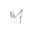 Maono DM40 Pro S Wireless RGB Condenser Gaming Desktop Microphone with Boom Arm 