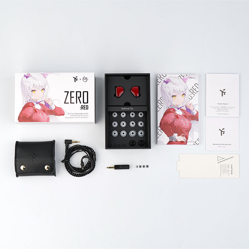 Truthear x Crinacle Zero: RED Dual Dynamic Driver In-ear Monitor with Detachable Cable