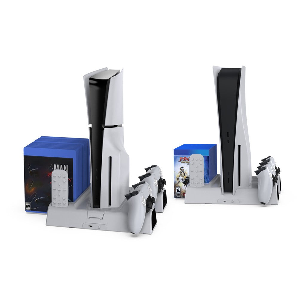 Dobe Multifunctional Cooling Charging Dock for PS5 / PS5 Slim / PS5 Pro (White) TP5-3532D