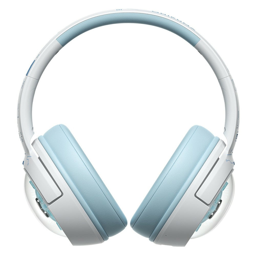 Onikuma GT802 Space Capsule Design Tri-Mode Wireless Headphone (Black, White/Blue)