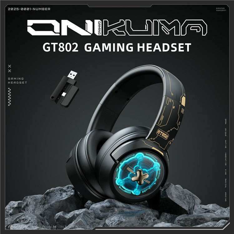 Onikuma GT802 Space Capsule Design Tri-Mode Wireless Headphone