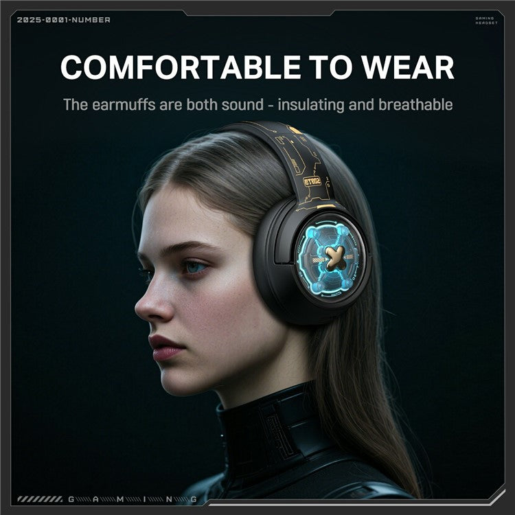 Onikuma GT802 Space Capsule Design Tri-Mode Wireless Headphone