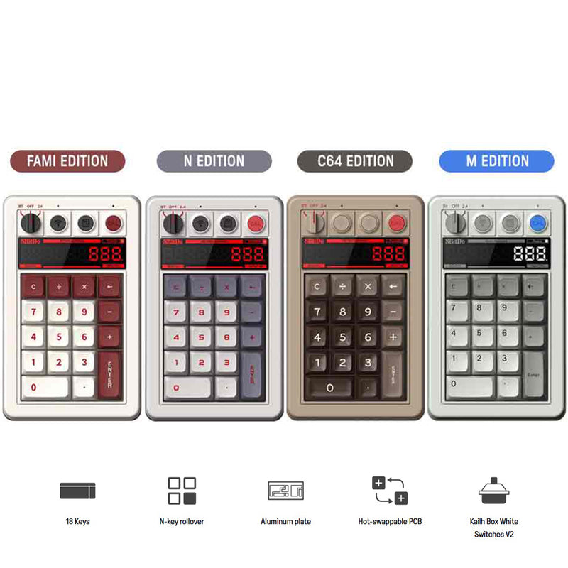 8Bitdo Retro 18 Mechanical Numpad (B5HB)