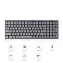 Lofree Touch 100 Keys Triple Mode Wireless Mechanical Keyboard (Grey)