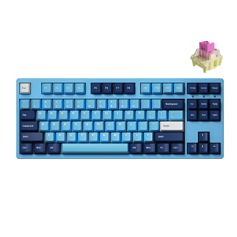 Akko Mirror Of the Sky 3087DS Mechanical Keyboard (TTC Gold Pink)