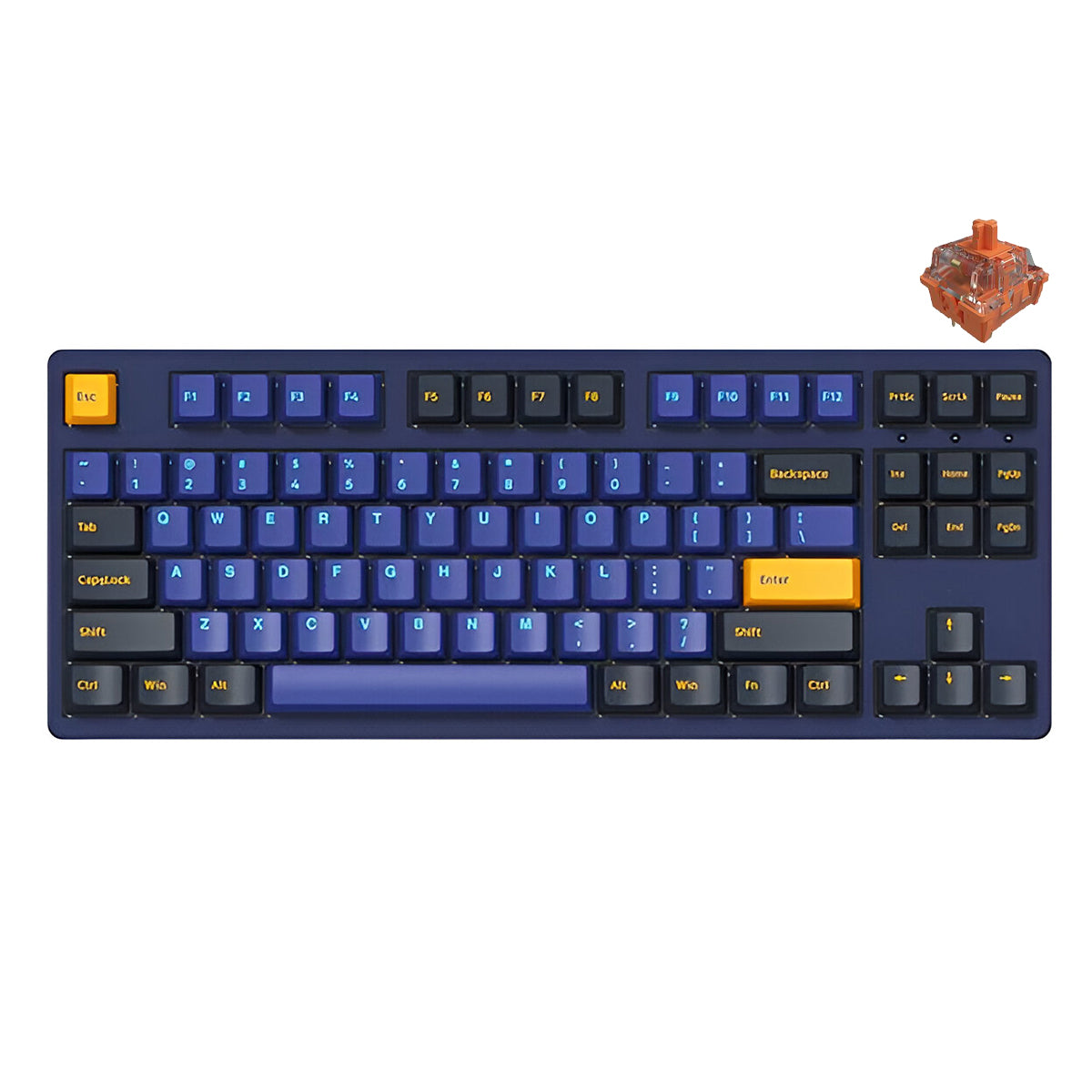 AKKO HORIZON 3087DS MECHANICAL KEYBOARD (AKKO SWITCH 2ND GEN ORANGE) - DataBlitz