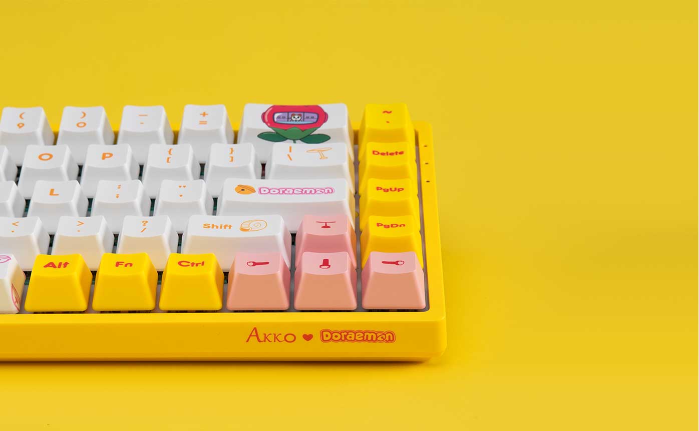 Akko Dorami 3068V2 BT5.0 RGB Hot-Swappable Mechanical Keyboard (Akko CS Ocean Blue)