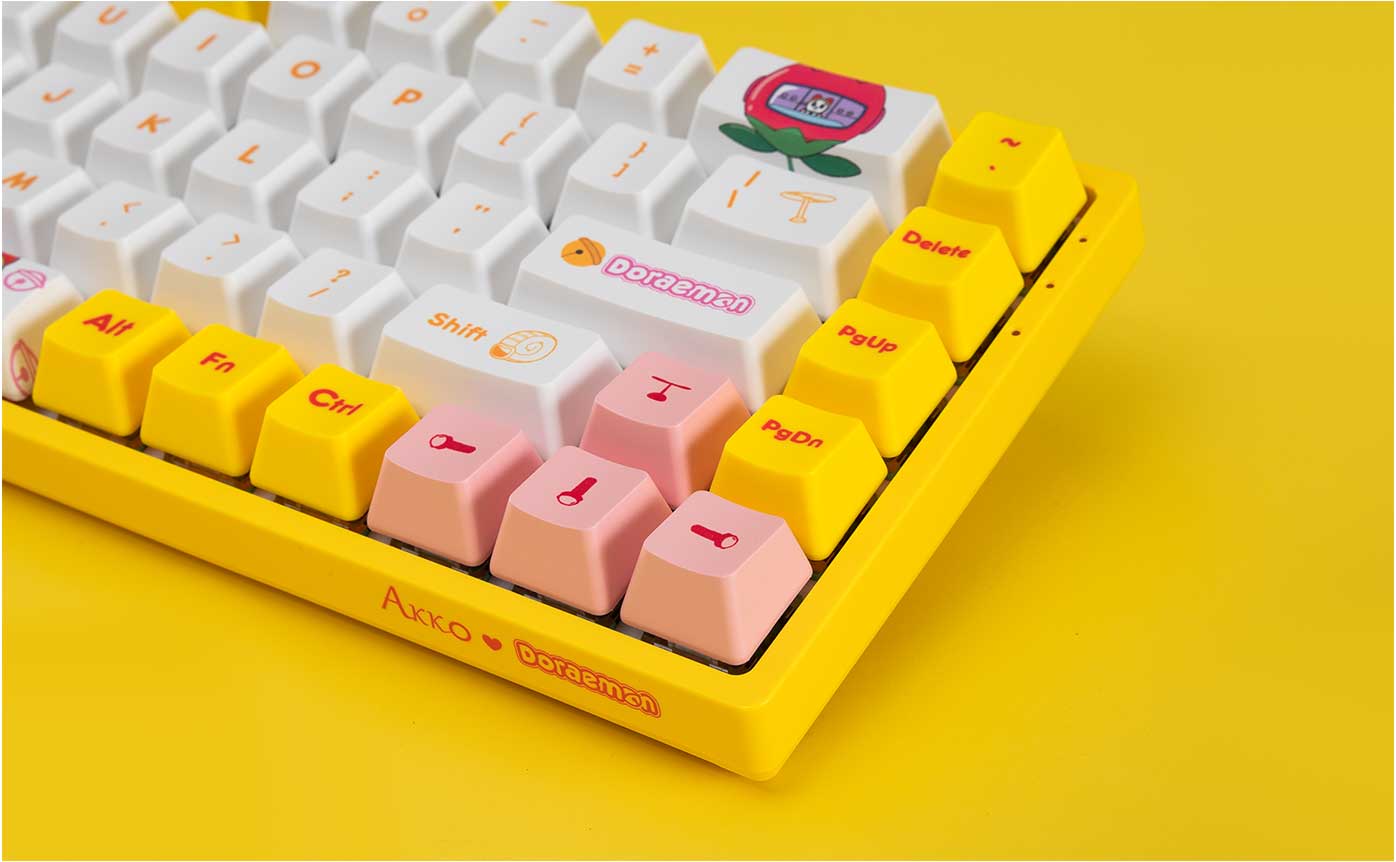 Akko Dorami 3068V2 BT5.0 RGB Hot-Swappable Mechanical Keyboard (Akko CS Ocean Blue)