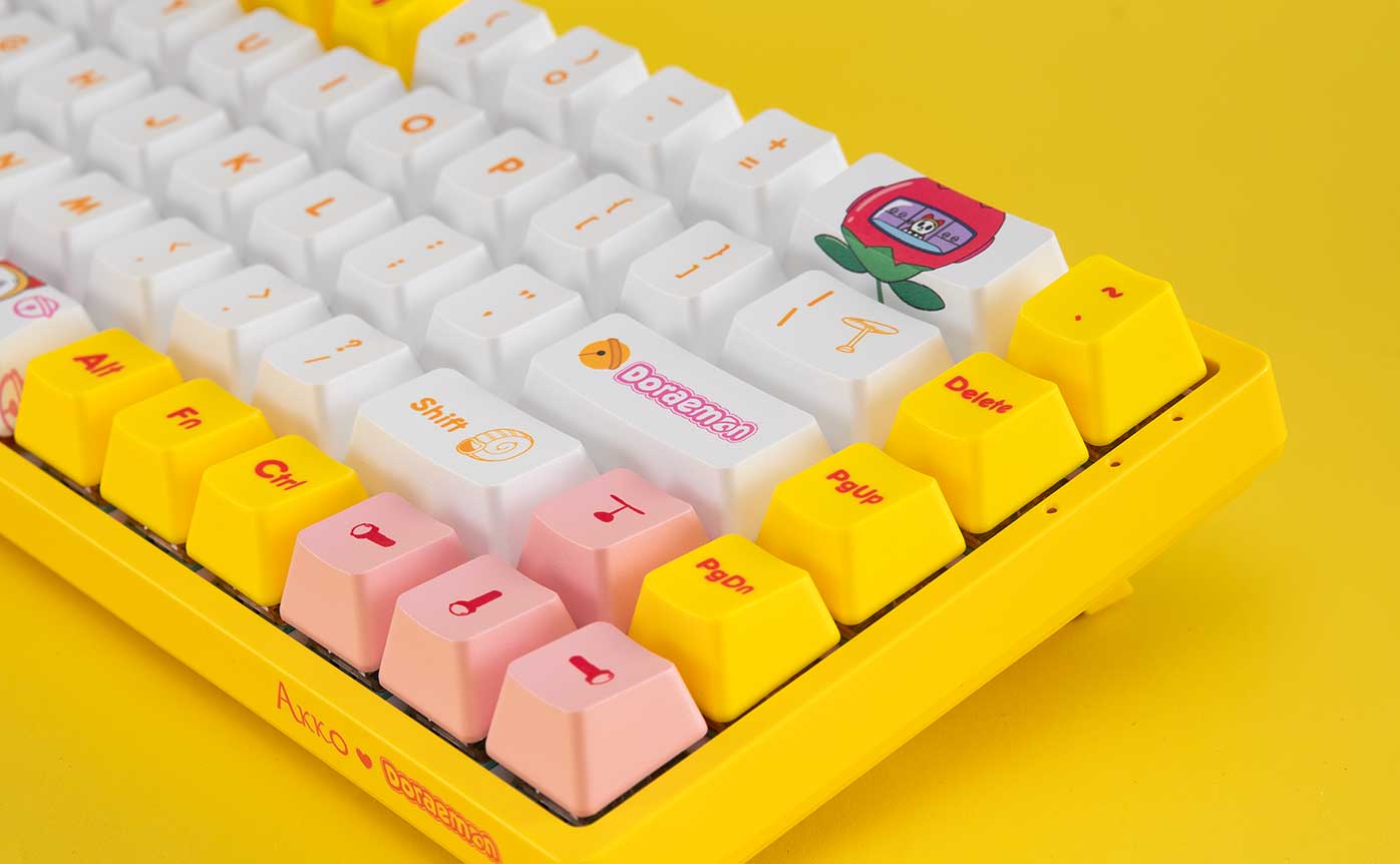 Akko Dorami 3068V2 BT5.0 RGB Hot-Swappable Mechanical Keyboard (Akko CS Ocean Blue)