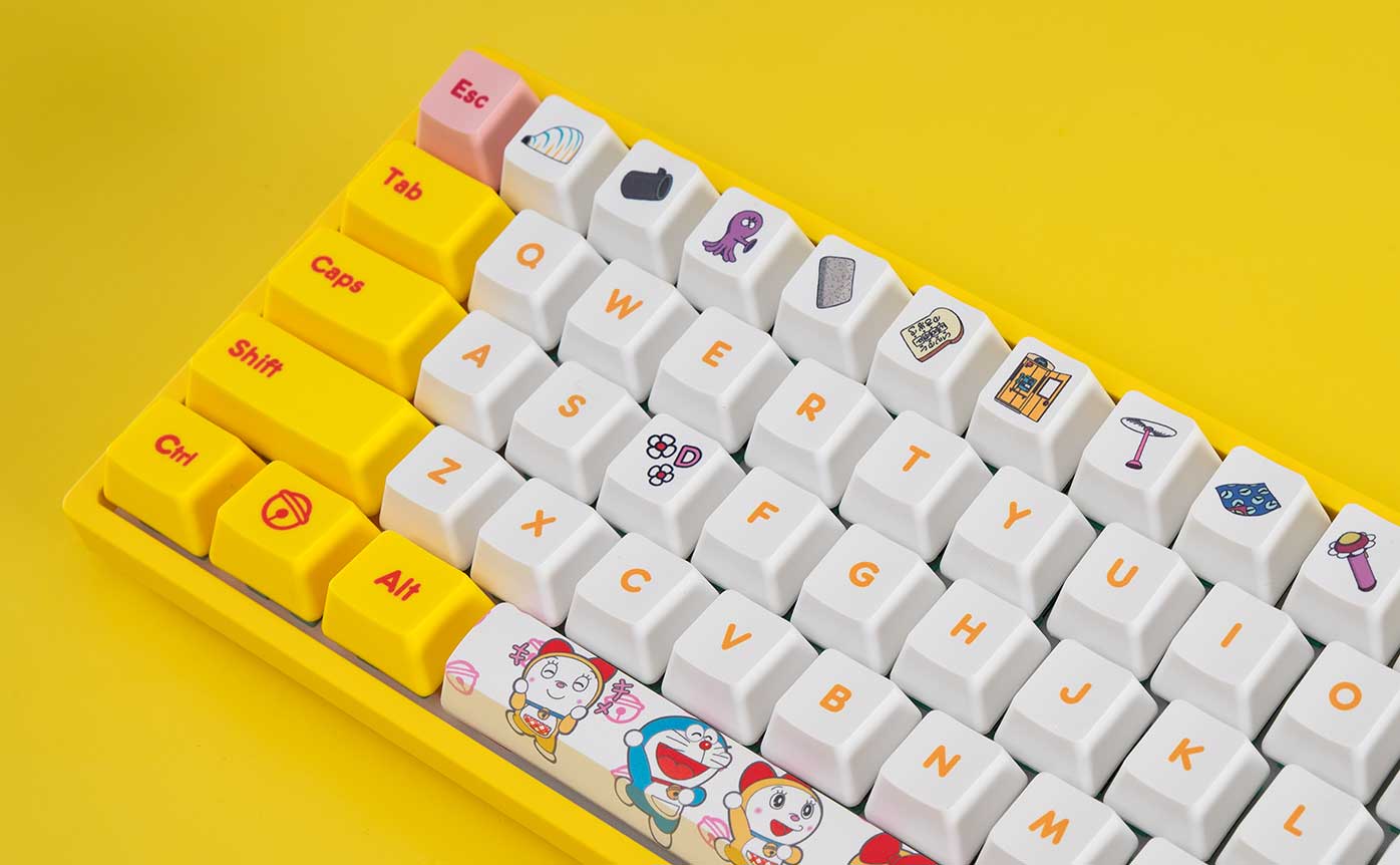 Akko Dorami 3068V2 BT5.0 RGB Hot-Swappable Mechanical Keyboard (Akko CS Ocean Blue)
