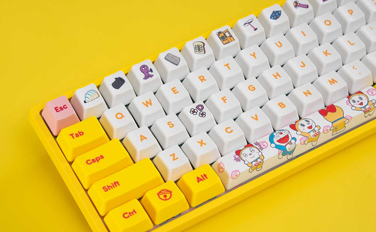 Akko Dorami 3068V2 BT5.0 RGB Hot-Swappable Mechanical Keyboard (Akko CS Ocean Blue)