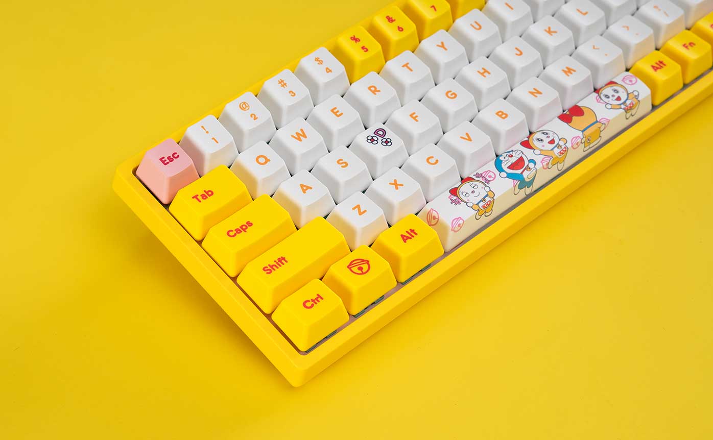 Akko Dorami 3068V2 BT5.0 RGB Hot-Swappable Mechanical Keyboard (Akko CS Ocean Blue)