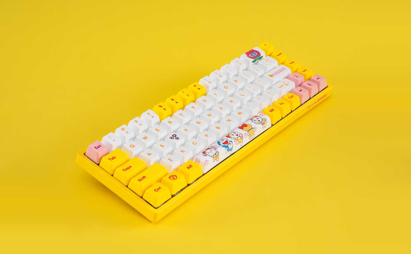 Akko Dorami 3068V2 BT5.0 RGB Hot-Swappable Mechanical Keyboard (Akko CS Ocean Blue)