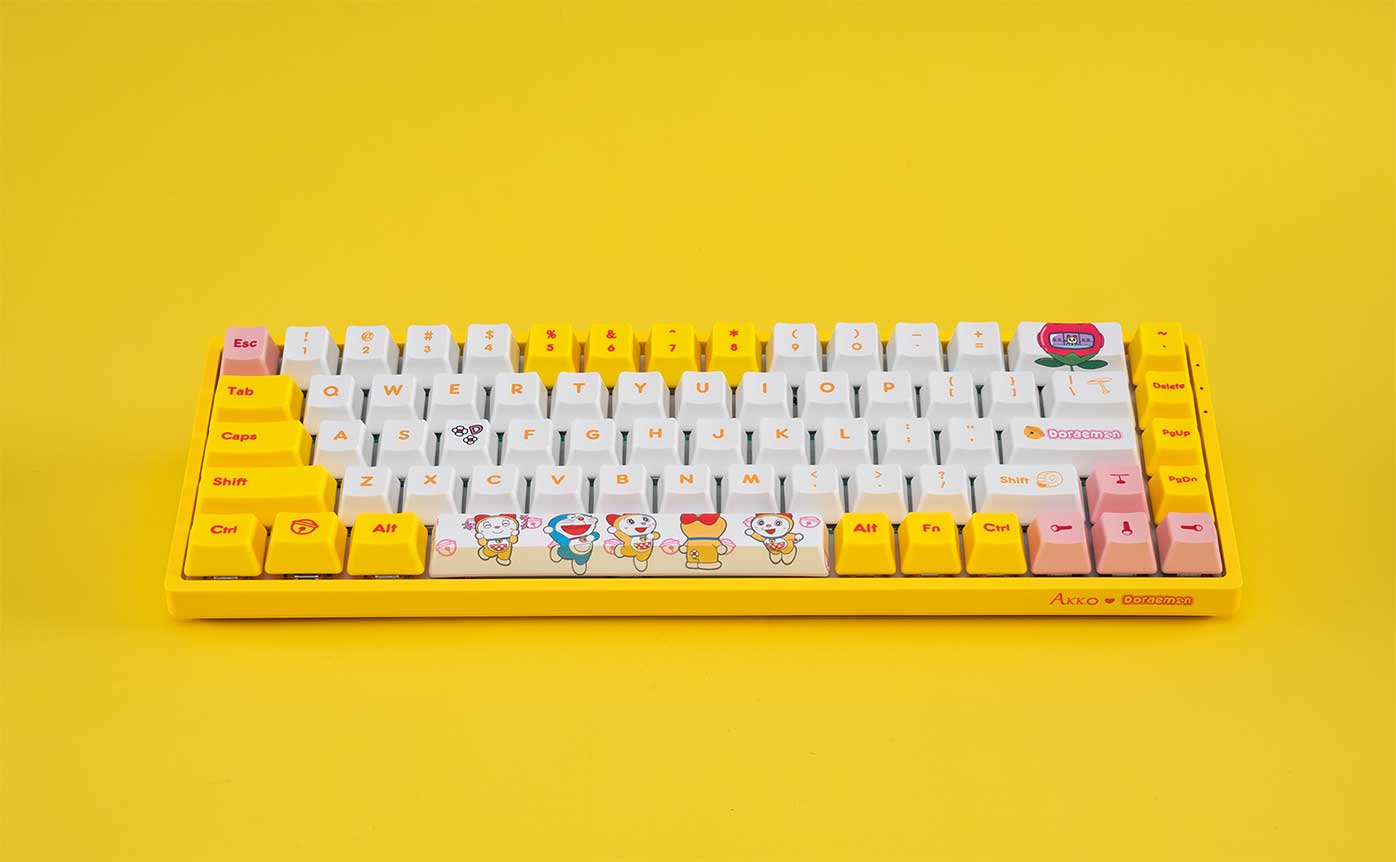Akko Dorami 3068V2 BT5.0 RGB Hot-Swappable Mechanical Keyboard (Akko CS Ocean Blue)
