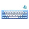 AKKO ACR61 RGB HOT-SWAPPABLE ACRYLIC MECHANICAL KEYBOARD DOLL OF THE PRINCESS (JELLY BLUE SWITCH)