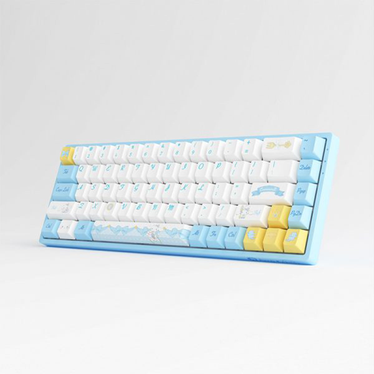 Akko Cinnamoroll 3068B Plus Multi-Modes RGB Hot-Swappable Mechanical Keyboard (Akko CS Jelly Pink)