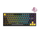 AKKO Black & Gold 3084B Plus Mechanical Keyboard (AKKO CS Jelly Pink)