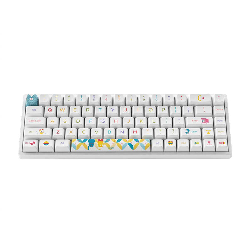 Akko Doraemon Rainbow 3068B Multi-Modes RGB Hot-Swappable Mechanical Keyboard (Akko CS Jelly Purple)