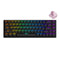 Akko 3068S Shine-Through RGB Hot-Swappable Mechanical Keyboard Black (Akko CS Jelly Pink)