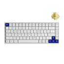 Akko Blue on White 3084B Plus Multi-Modes RGB Hot-Swappable Mechanical Keyboard (Akko V3 Cream Yellow)