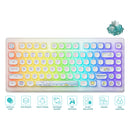 Akko Cinnamoroll ACR TOP 75B Acrylic Case Multi-Mode RGB Hot-Swappable Mechanical Keyboard (Pudding PBT Keycaps) (Akko Creamy Cyan Switch)