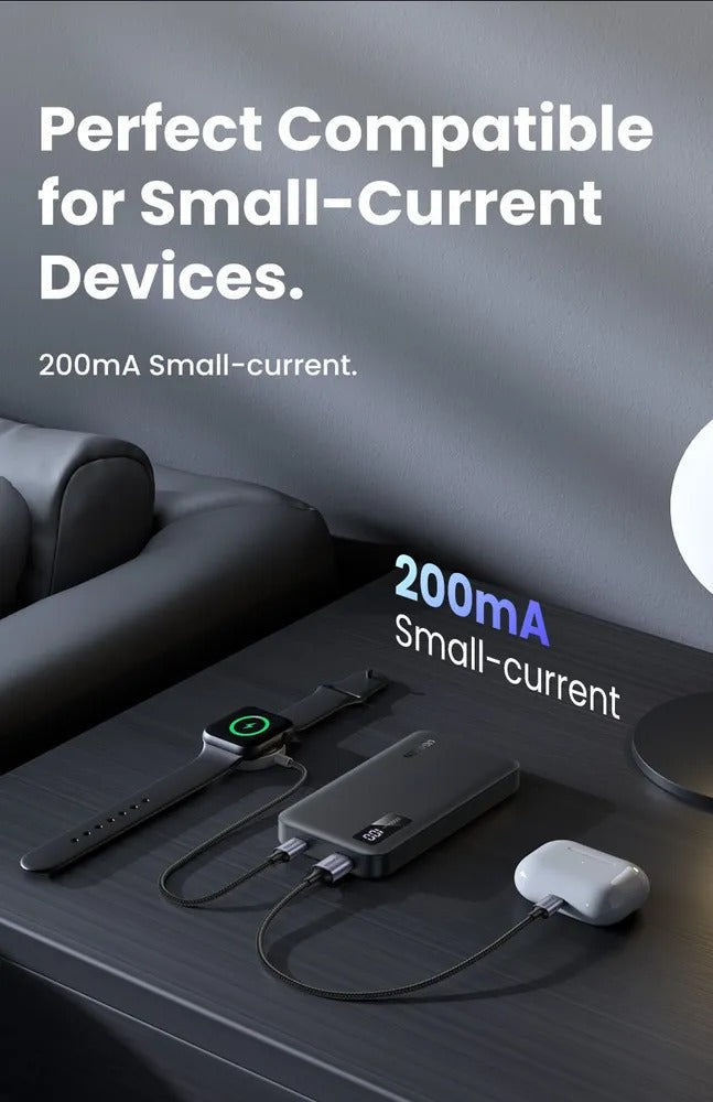 UGreen 10000MAH Mini Quick Charging 20W Power Bank (Black) (PB311/25742)