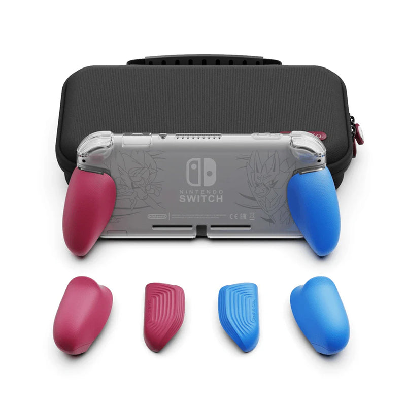 Skull & Co. NSW Maxcarry Grip Case Bundle for Switch Lite Cyan & Magenta