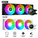 ID-Cooling SL360 XE LCD AIO Liquid CPU Cooler (Black, White)