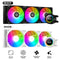 ID-Cooling SL360 XE LCD AIO Liquid CPU Cooler (Black, White)
