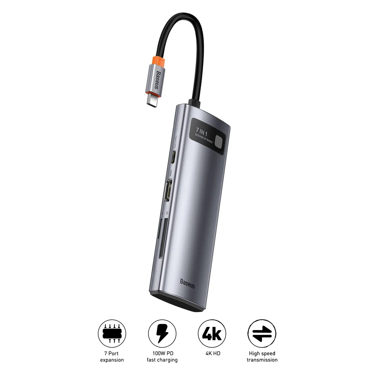 Baseus Metal Gleam Series 7-Port Hub