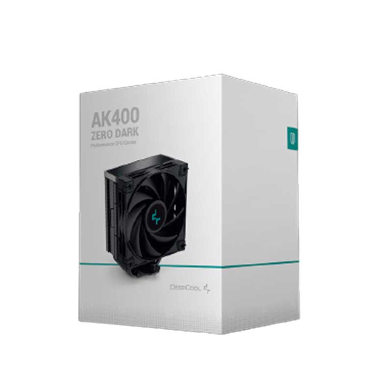 Deepcool AK400 Zero Dark Performance CPU Cooler (R-AK400-BKNNMN-G-2)