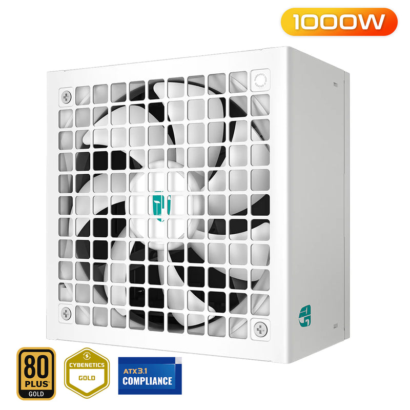 DeepCool GamerStorm PN1000M WH 1000W 80+ Gold Native ATX3.1 Modular Power Supply (R-PNA00M-FC0W-JGUS)
