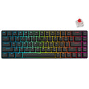 ROYAL KLUDGE G68 TRI-MODE RGB 68 KEYS HOT SWAPPABLE MECHANICAL KEYBOARD BLACK (RED SWITCH) - DataBlitz