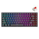 ROYAL KLUDGE RK84 TRI-MODE RGB 84 KEYS HOT SWAPPABLE MECHANICAL KEYBOARD BLACK (RED SWITCH) - DataBlitz