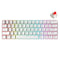 ROYAL KLUDGE RK61 PRO DUAL-MODE RGB 61 KEYS HOT SWAPPABLE MECHANICAL KEYBOARD SILVER/WHITE (RED SWITCH) - DataBlitz