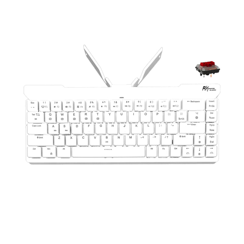 Royal Kludge RK925 Dual-Mode Foldable Mechanical Keyboard White (Red Switch)