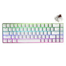 Royal Kludge RK68PRO Tri-Mode RGB 68 Keys Hot Swappable Mechanical Keyboard White 