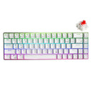 Royal Kludge RK68PRO Tri-Mode RGB 68 Keys Hot Swappable Mechanical Keyboard White