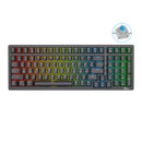 Royal Kludge RK98 Tri-Mode RGB 100 Keys Hot Swappable Mechanical Keyboard Black (Blue Switch)