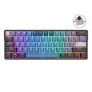 Royal Kludge RK61PLUS Tri-Mode RGB 61 Keys Hot Swappable Mechanical Keyboard Black (Brown Switch) - DataBlitz