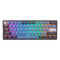 Royal Kludge RK61plus Tri-Mode RGB 61 Keys Hot Swappable Mechanical Keyboard Black (Sky Cyan Switch)