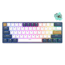 Royal Kludge RK61Plus Tri-Mode RGB 61 Keys Hot Swappable Mechanical Keyboard White (Sky Cyan Switch) - DataBlitz