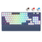 Royal Kludge RK96 Tri-Mode RGB 96 Keys Hot Swappable Mechanical Keyboard Forest Blue