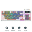 Royal Kludge RK-S98 Tri-Mode RGB 98 Keys Hot Swappable Mechanical Keyboard Camping (Blue Switch, Brown Switch, Chartreuse Switch, Beige Switch)